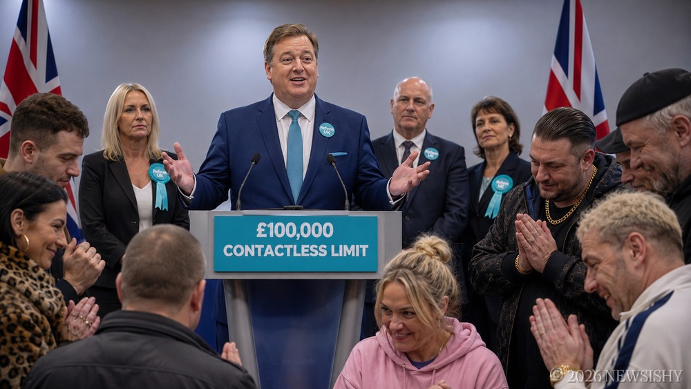 Reform UK Pledges To Increase Maximum Contactless Card Payment To £100,000.