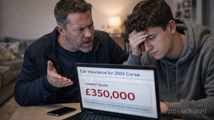 17 Year Student Old Asked To Pay £350,000 For 1 Years Car Insurance On A Corsa