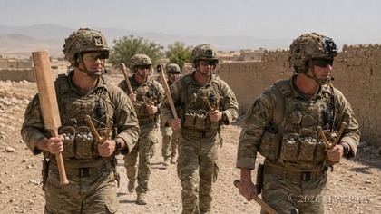 UK Defence Budget Is Forcing Soldiers To Use Homemade Catapults On The Battlefield.