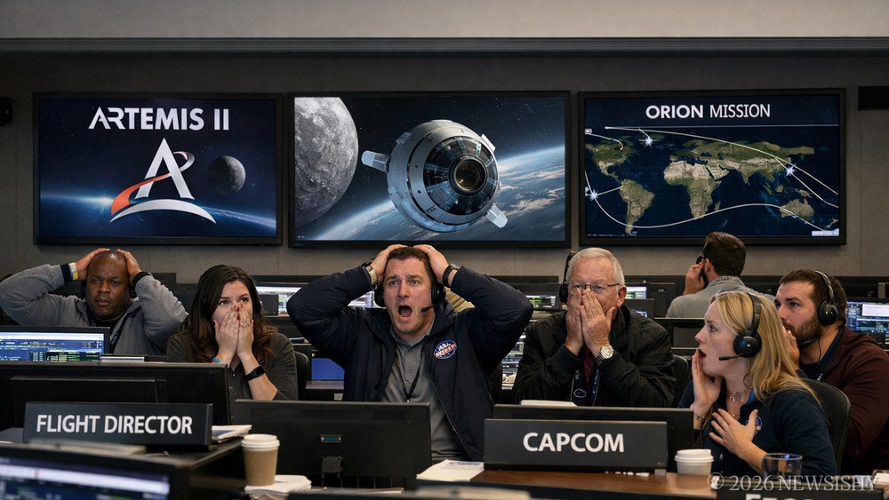 Artemis ll Crew Confirm on ‘Hot Mic’ Discovery Of A Huge Chinese Lunar Base On The Dark Side Of The Moon.