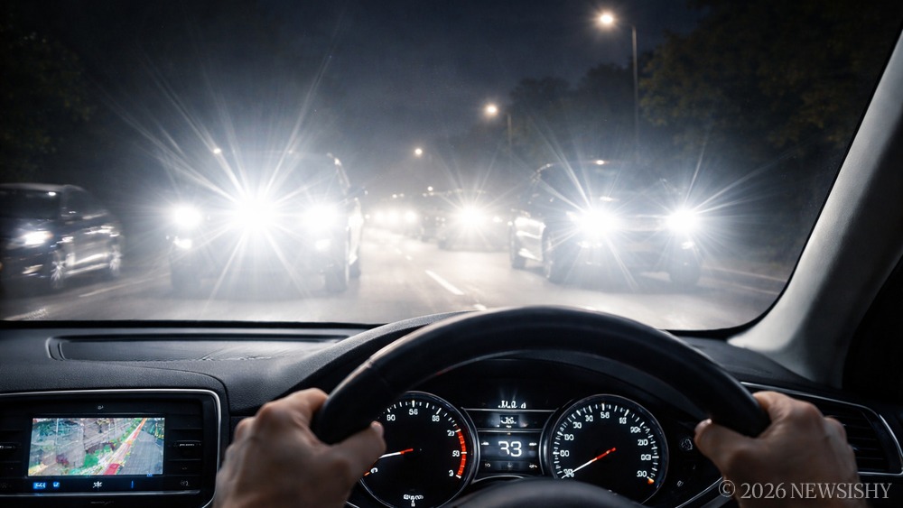 Mandatory Sunglasses To Be Worn By All UK Motorists At Night.
