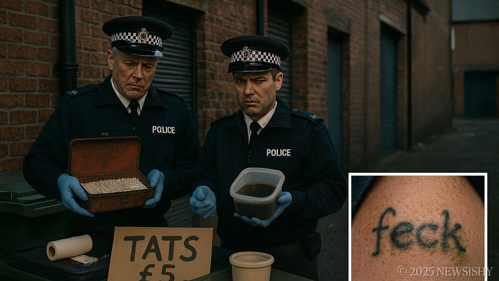 Back Street Homeless Tattooist Used Rat Teeth And Bin Juice On Unsuspecting Customers.