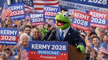 Kermit To Run As Democrat In 2028 Presidential Race