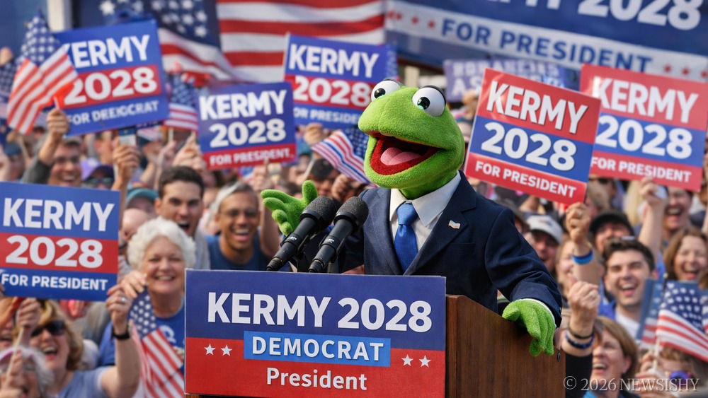 Kermit To Run As Democrat In 2028 Presidential Race
