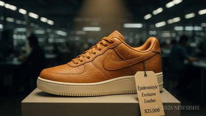 Nike Defends Using Workers' Skin Who Die Of Exhaustion For New Human Leather Sneakers.