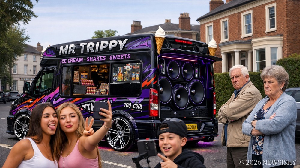 Parents Not Happy With Pimped Up Ice Cream Van Playing Biggie Tunes.