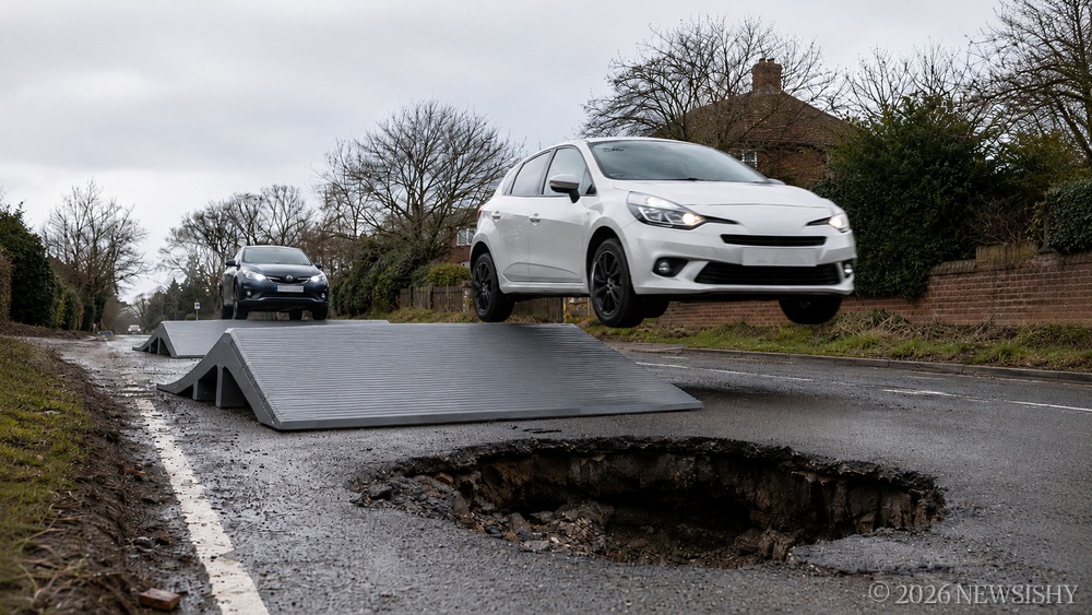 Transport Secretary Reveals New Plans To Install Ramps Before Potholes.