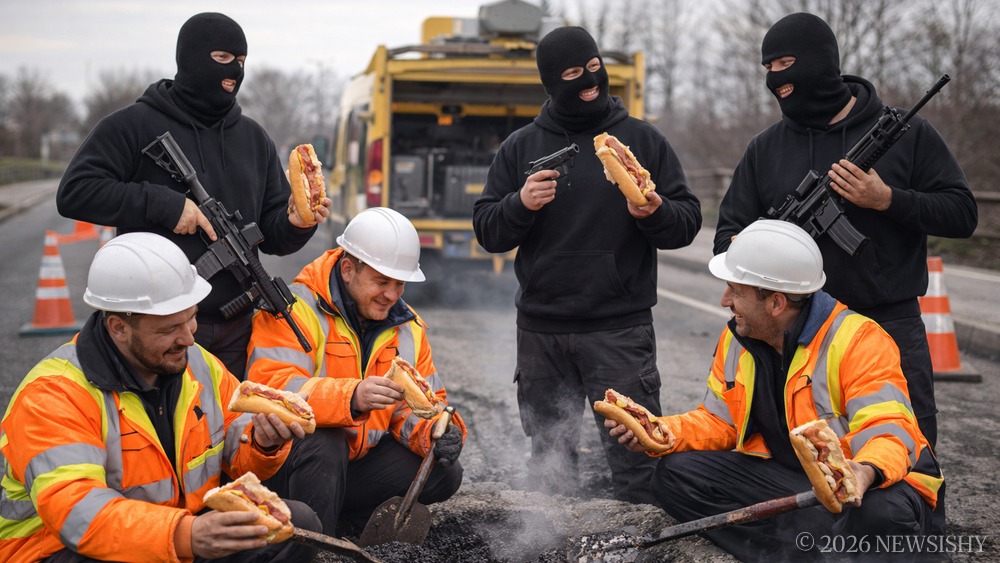 Council Pothole Repair Crews Kidnapped At Gunpoint.