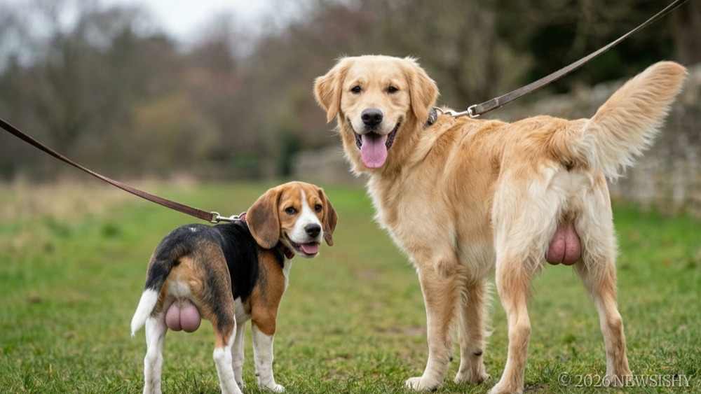 Prosthetic Dog Testicles To Be Mandatory For All Male Dogs Having The Snip.