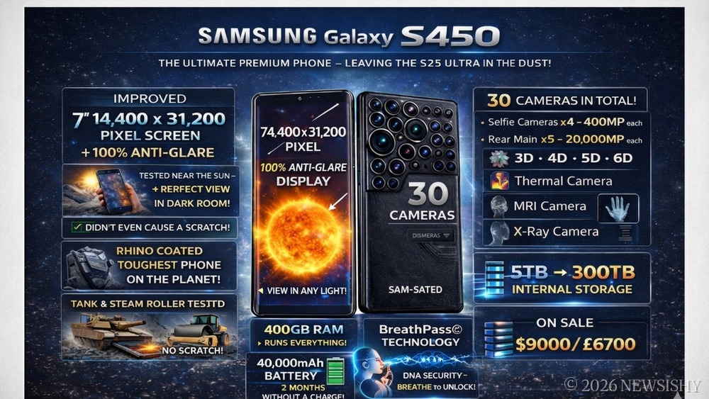 New Samsung S450 Has 30 Cameras