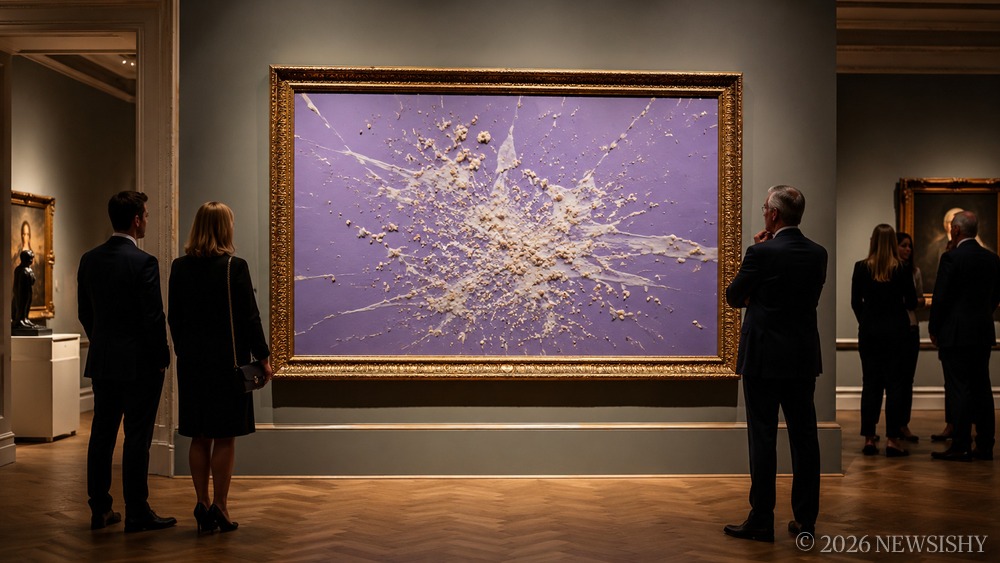 Man Sneezes While Eating Rice Krispies And Creates Work Of Art Worth £25,000,000