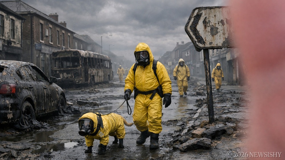UK’s Most Polluted Place. Cars And Pets Dissolved By Acid Rain.