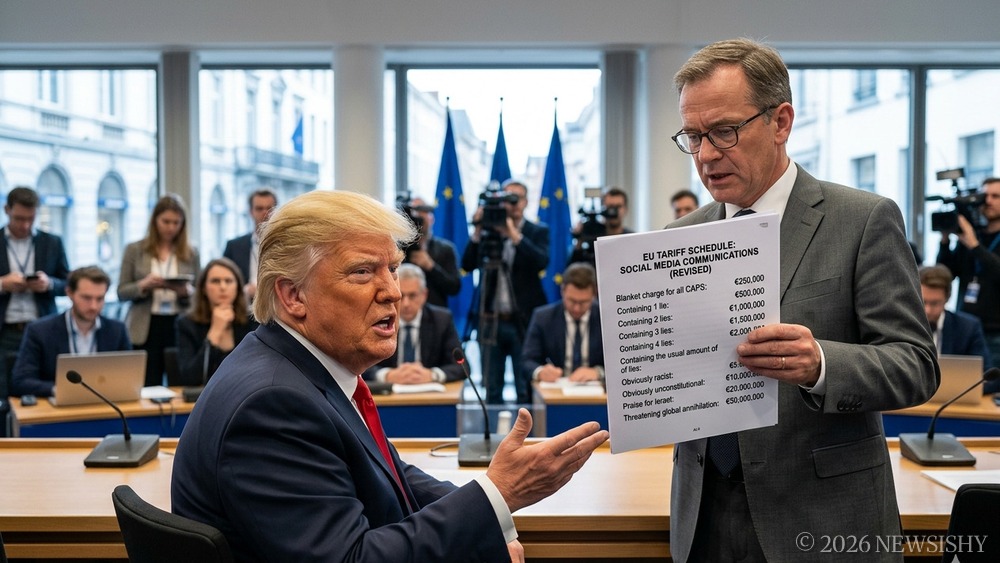 Europe To Implement Tariffs/Charges On Trump Tweets & Truths.